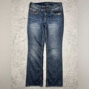 Silver Jeans Womens 28 Boot Cut Julie Regular Wash Streetwear Night Out Party